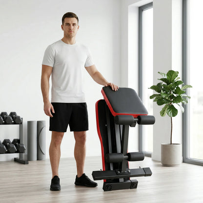 Banc de Musculation Pliable Multifonctionnel – 7 Positions, 300 kg