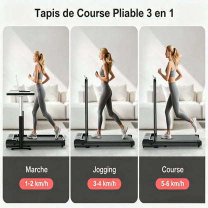 Velysio | Tapis de Marche Pliable – Compact, Silencieux, 110 kg