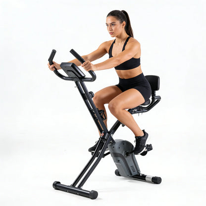 Vélo d'Exercice Connecté – Résistance Magnétique, Bluetooth & Écran | Velysio