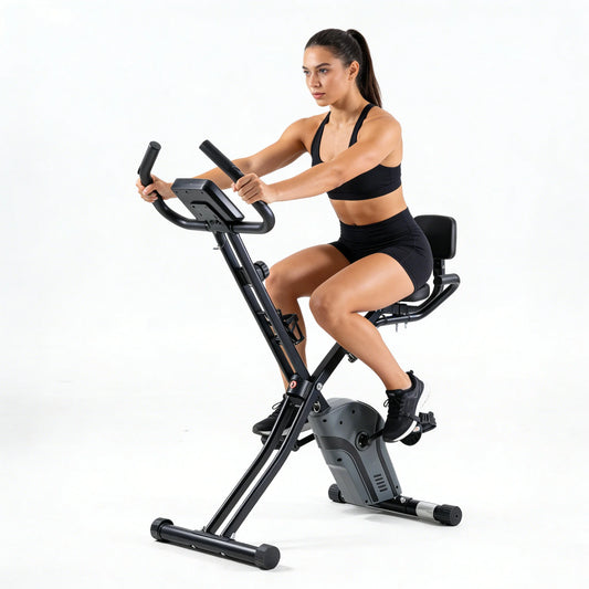 Vélo d'Exercice Connecté – Résistance Magnétique, Bluetooth & Écran | Velysio