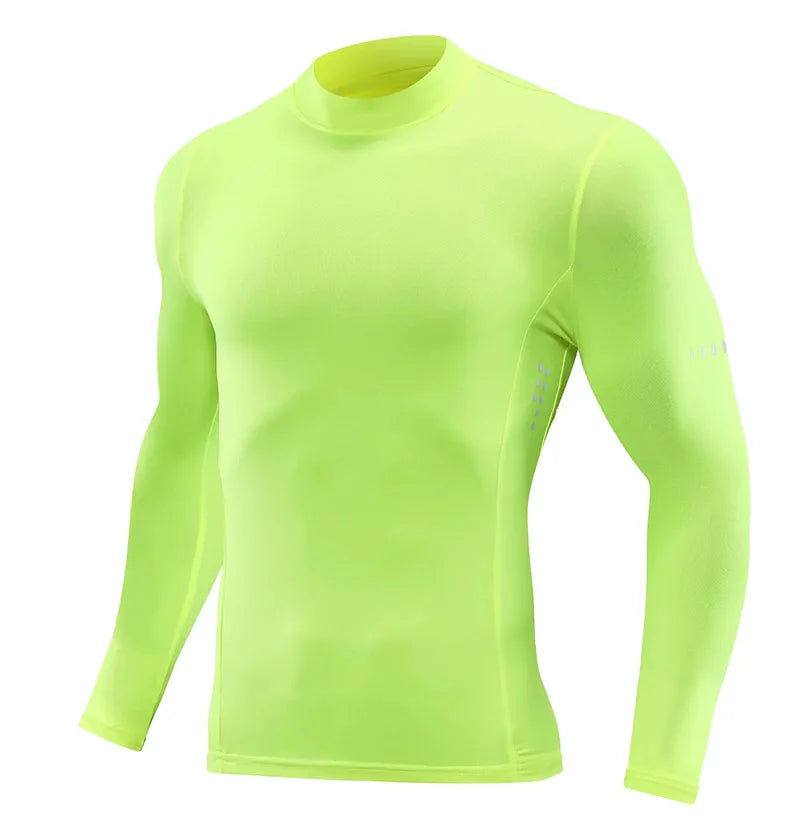 T-shirt de Compression Sport – Manches Longues Homme