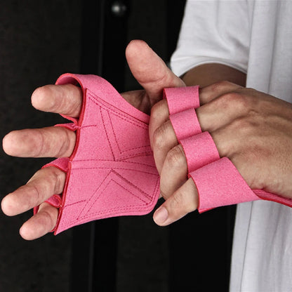 Velysio – Gants de Musculation Antidérapants | Protection Paume, Demi-Doigt & Microfibre
