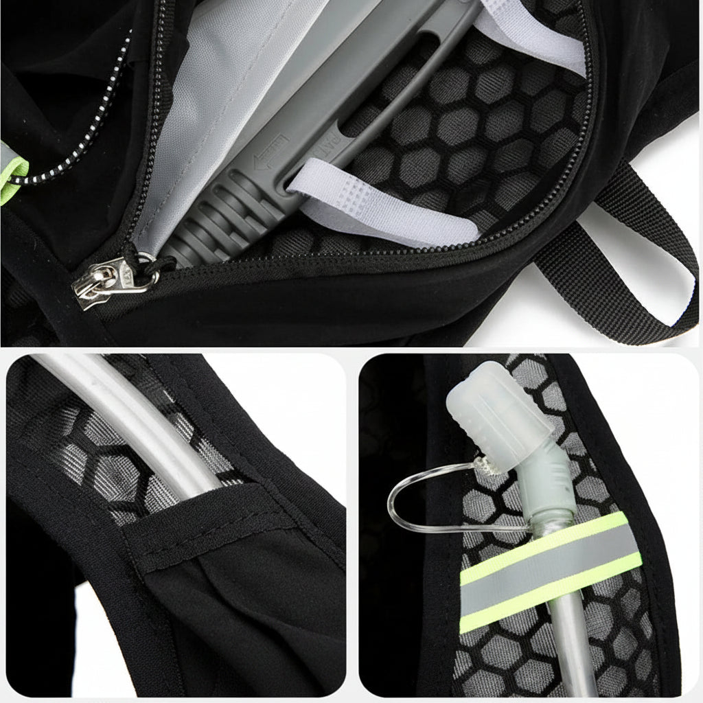 Velysio – Gilet d'Hydratation Running 2L | Sac à Dos Respirant Unisexe