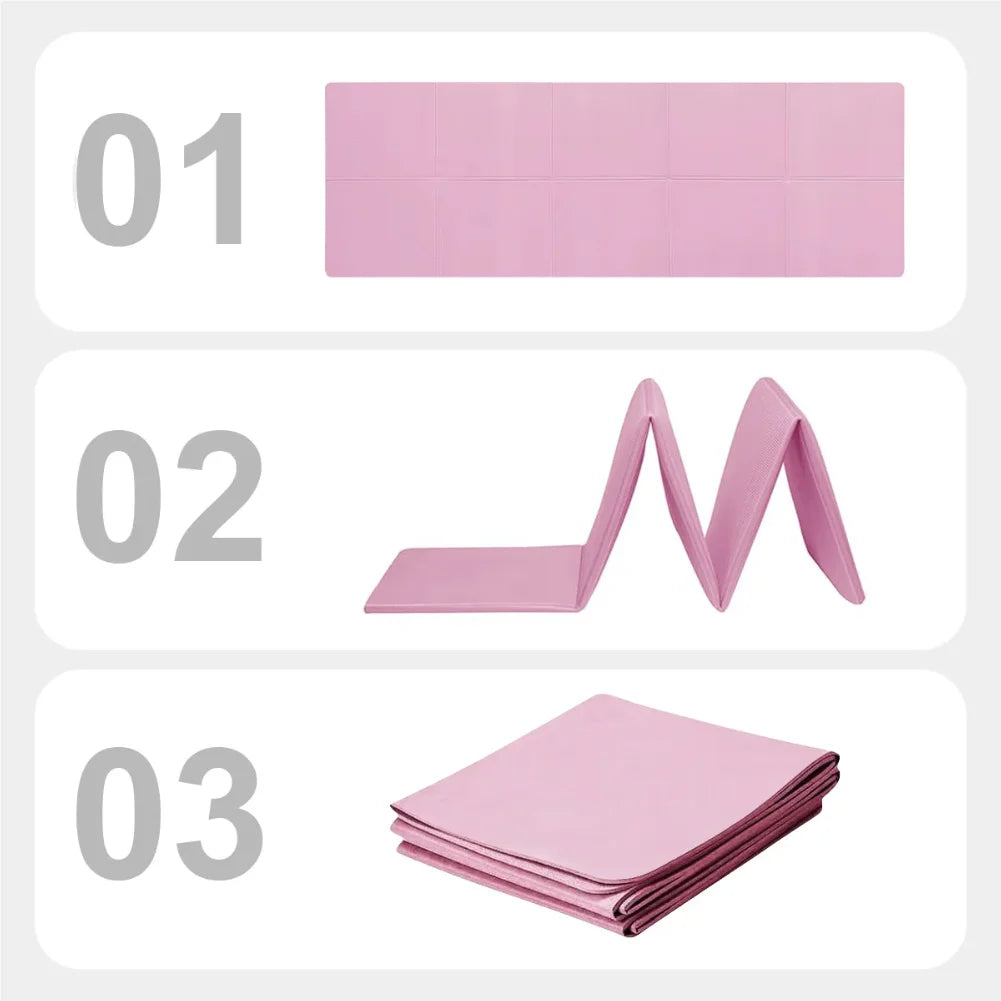 Tapis de Yoga & Pilates 4mm – Antidérapant, Léger & Imperméable