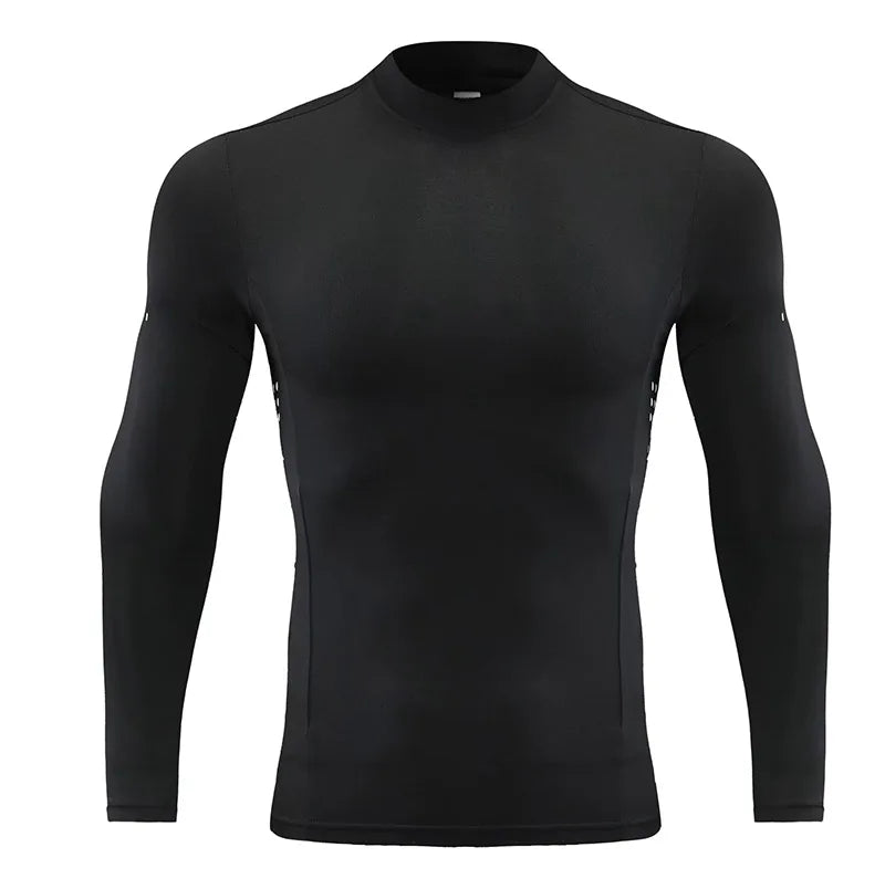 T-shirt de Compression Sport – Manches Longues Homme