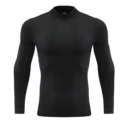 T-shirt de Compression Sport – Manches Longues Homme