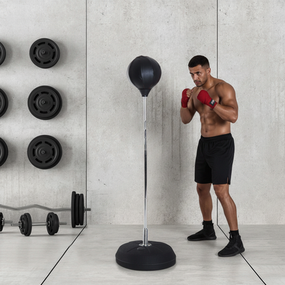 Punching Ball sur Pied – Réglable 126-144 cm, Gants & Pompe inclus | Velysio