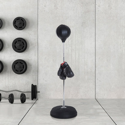 Punching Ball sur Pied – Réglable 126-144 cm, Gants & Pompe inclus | Velysio