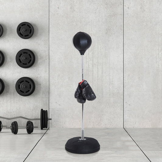 Punching Ball sur Pied – Réglable 126-144 cm, Gants & Pompe inclus | Velysio