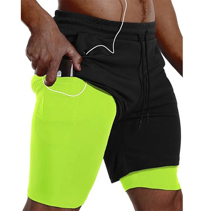 Short de Sport 2-en-1 Homme – Running, Fitness & Jogging