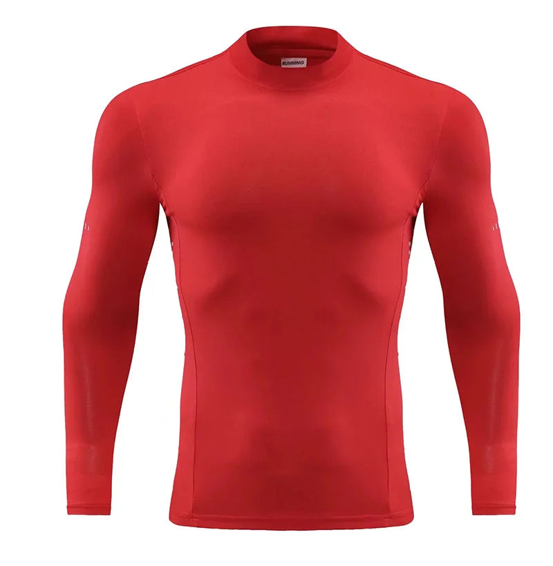T-shirt de Compression Sport – Manches Longues Homme