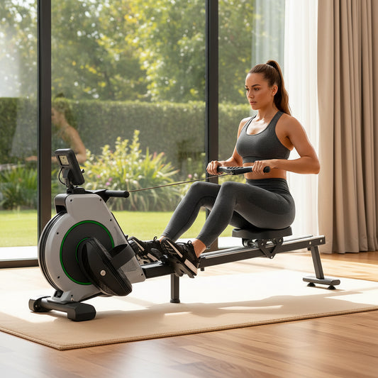 Rameur Magnetique Formill QK530 – 16 Niveaux, Bluetooth, Ecran LCD | Velysio