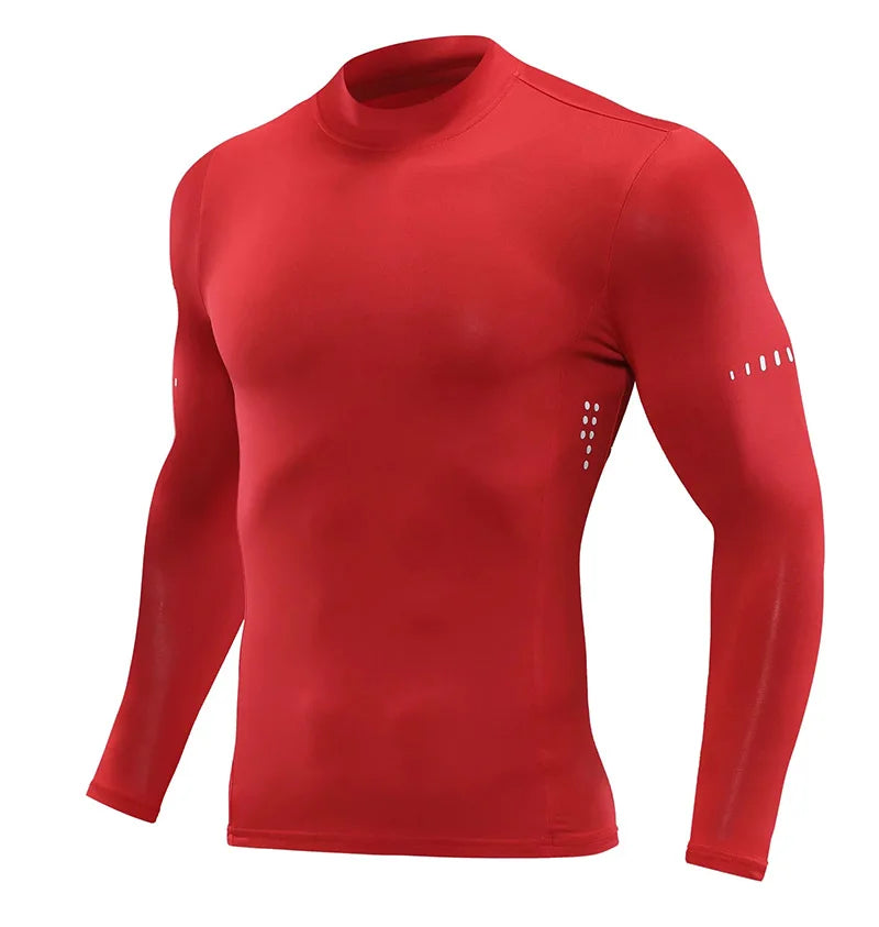 T-shirt de Compression Sport – Manches Longues Homme