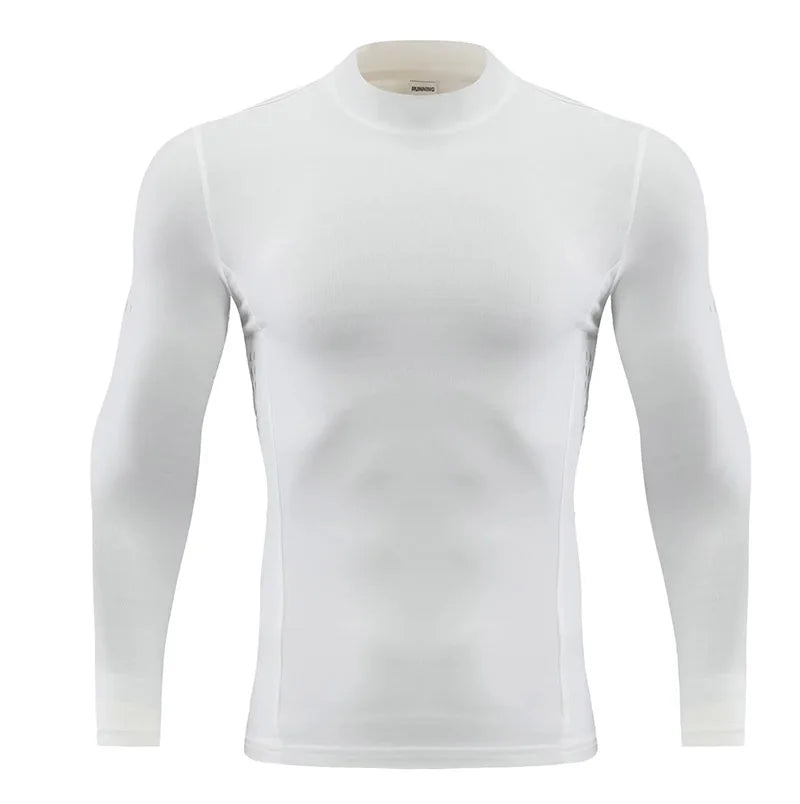 T-shirt de Compression Sport – Manches Longues Homme