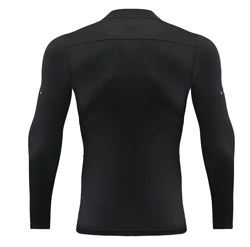 T-shirt de Compression Sport – Manches Longues Homme