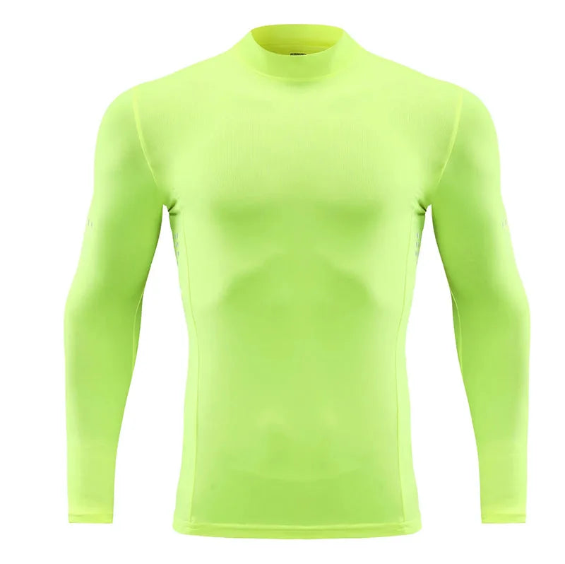 T-shirt de Compression Sport – Manches Longues Homme