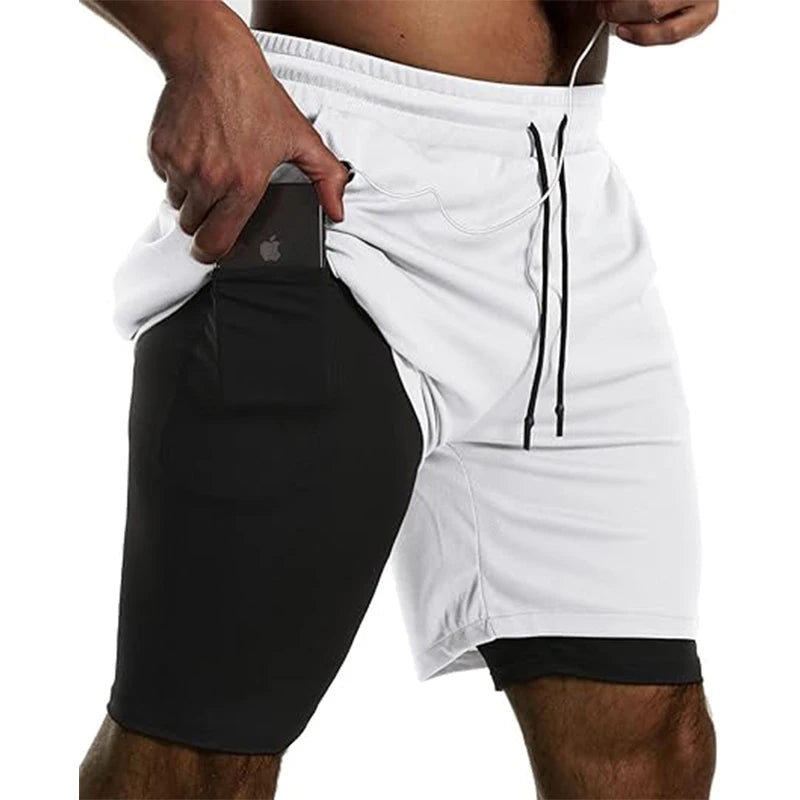 Short de Sport 2-en-1 Homme – Running, Fitness & Jogging