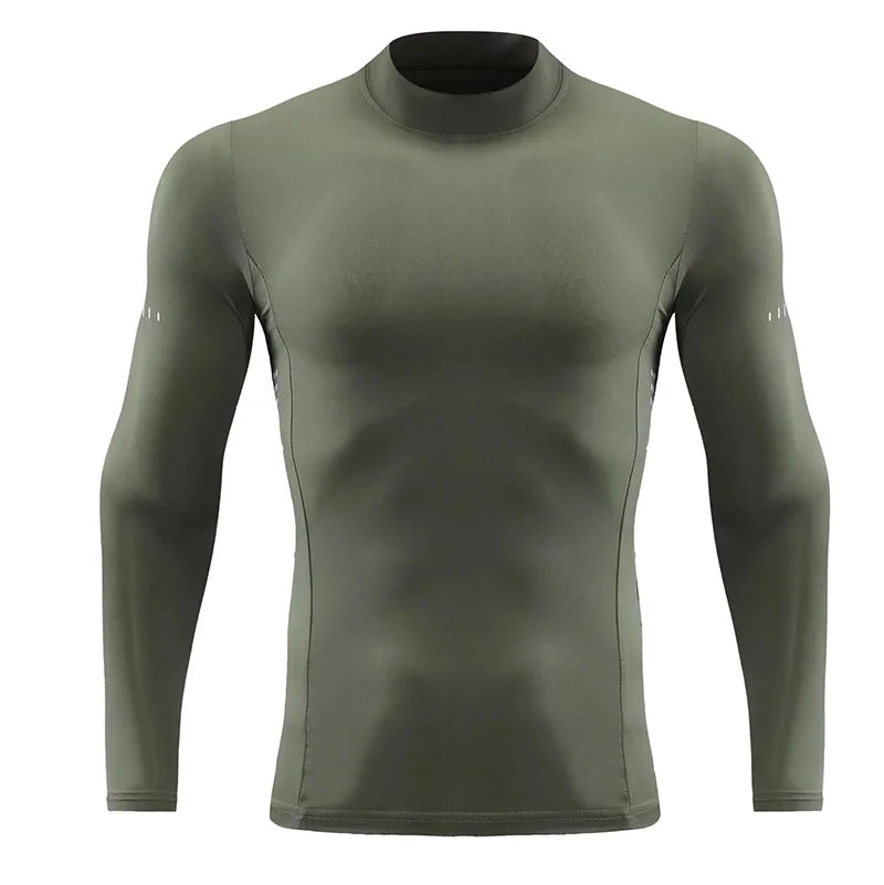 T-shirt de Compression Sport – Manches Longues Homme