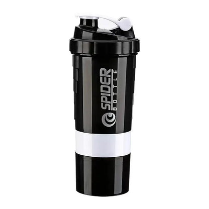 Shaker Bouteille Protéines 3 Couches 500ml – Mélange Parfait