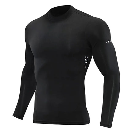 T-shirt de Compression Sport – Manches Longues Homme