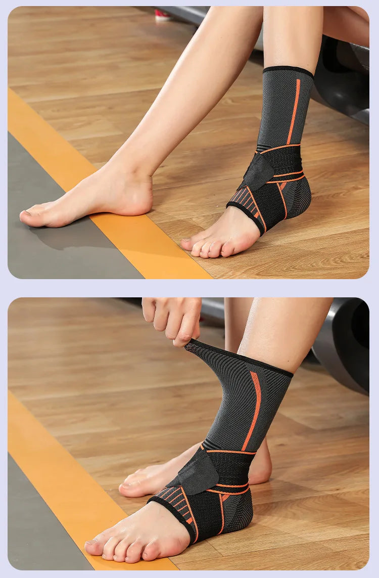 Bandage Élastique de Cheville – Soutien Pressurisé Sport