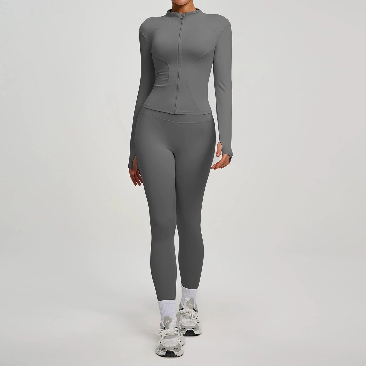 Ensemble Sport Femme – Veste & Legging Gainant | Velysio