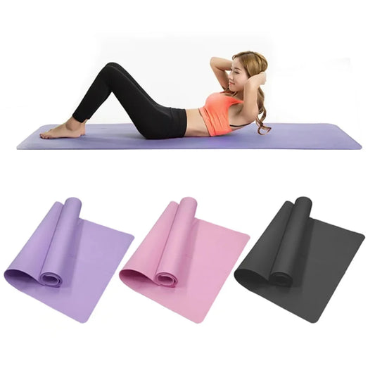 Tapis de Yoga & Pilates 4mm – Antidérapant, Léger & Imperméable