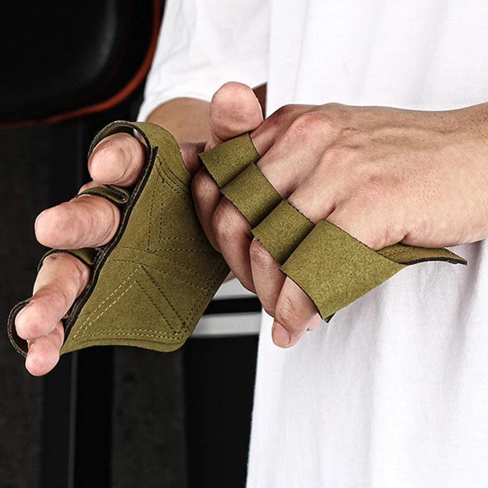 Velysio – Gants de Musculation Antidérapants | Protection Paume, Demi-Doigt & Microfibre
