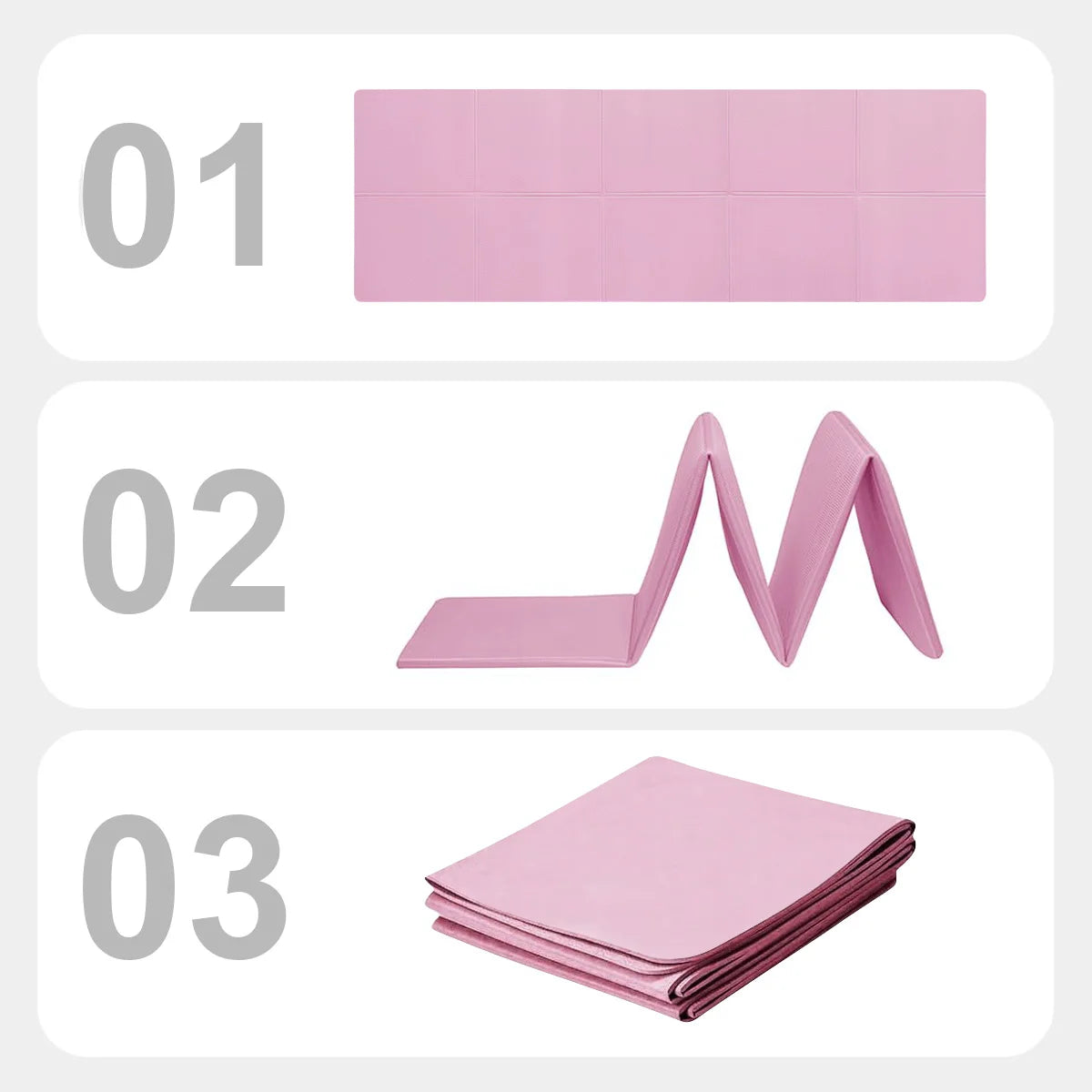 Tapis de Yoga & Pilates 4mm – Antidérapant, Léger & Imperméable